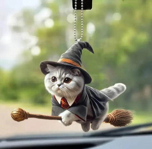 Acrylic Magic Kitten Decor Hanging piece